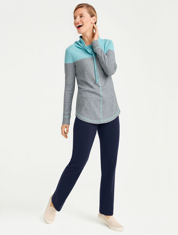 Talbots Colorblock Heather Colorblock Pullover | Talbots