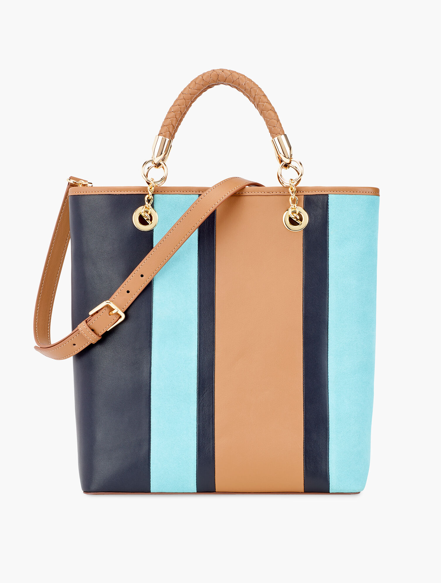 Talbots Colorblock Colorblock Tote Bag | Talbots