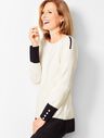 Colorblocked Boatneck Sweater 