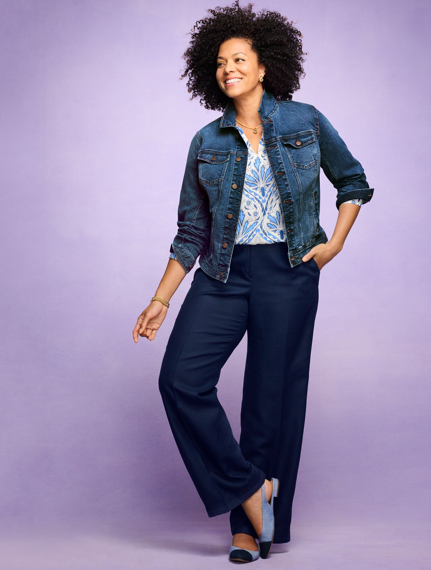 Floral Medallion Top | Talbots