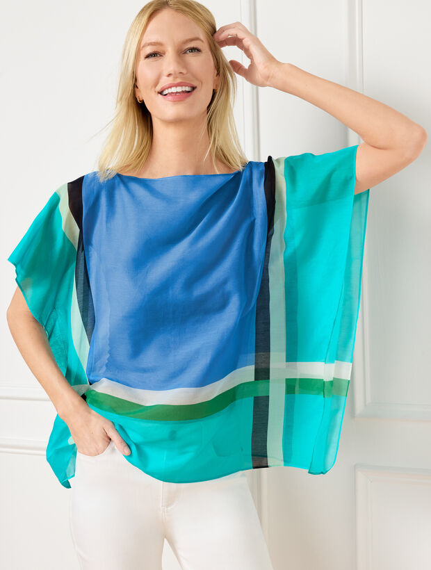 Talbots Colorblock Colorblock Topper | Talbots