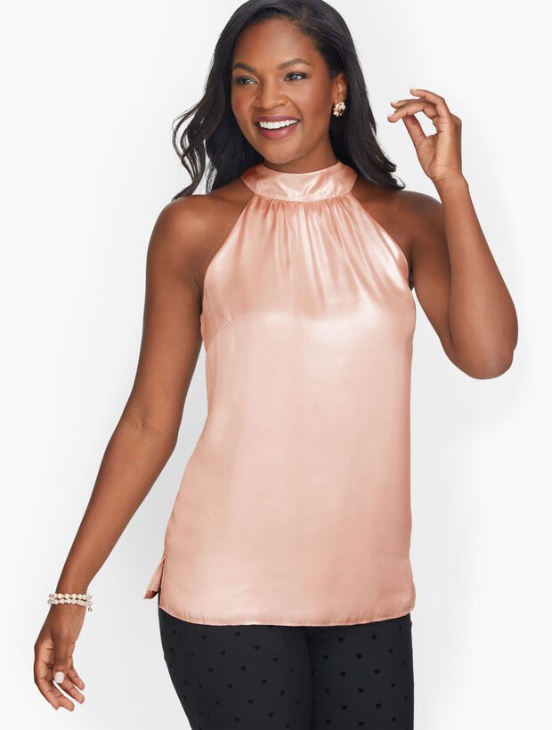 Halter Back Tie Top