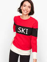 Colorblock &quot;Ski&quot; Sweater