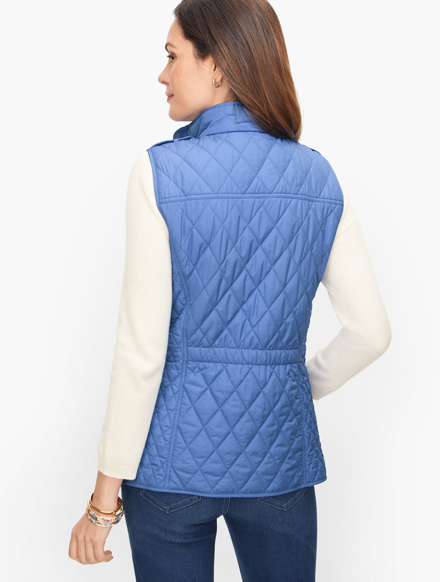 Diamond Quilted Vest | Talbots