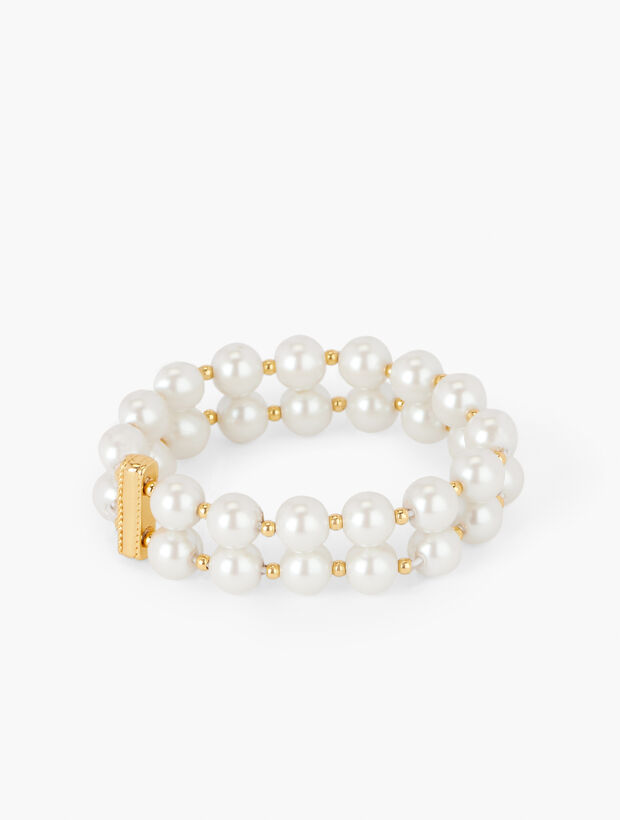 Layered Pearl Bracelet 