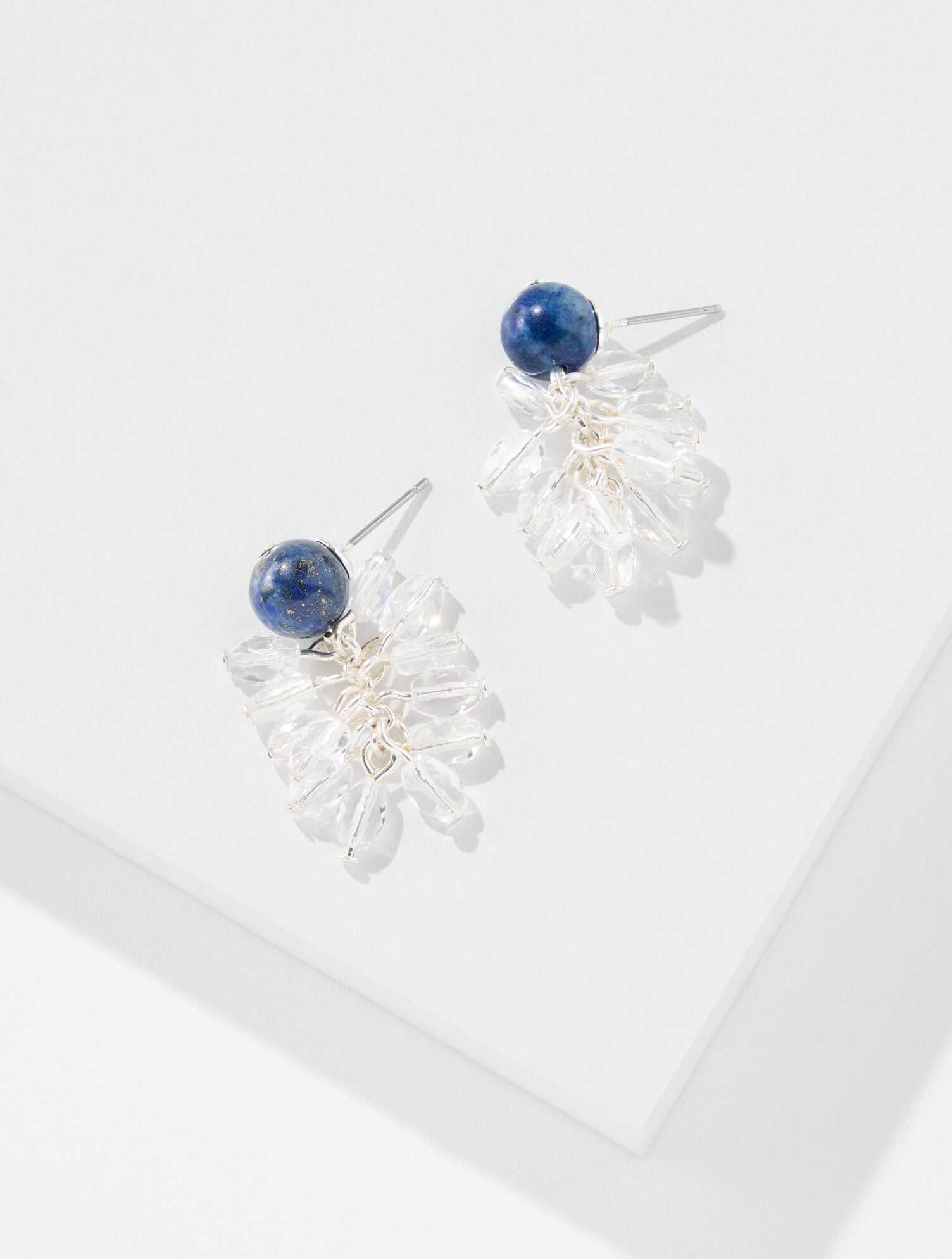 Crystal Droplets Stone Earrings