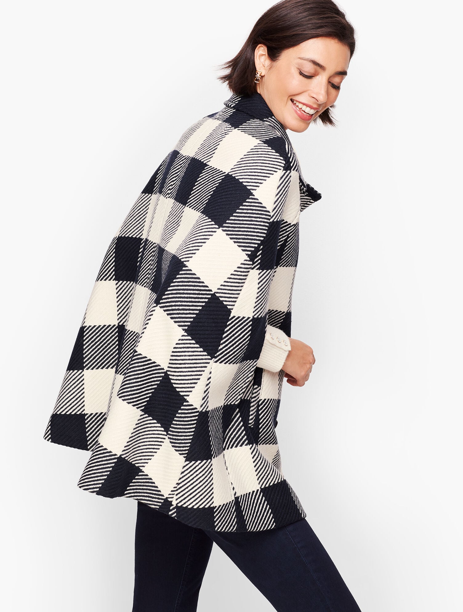 Buffalo Check Cape