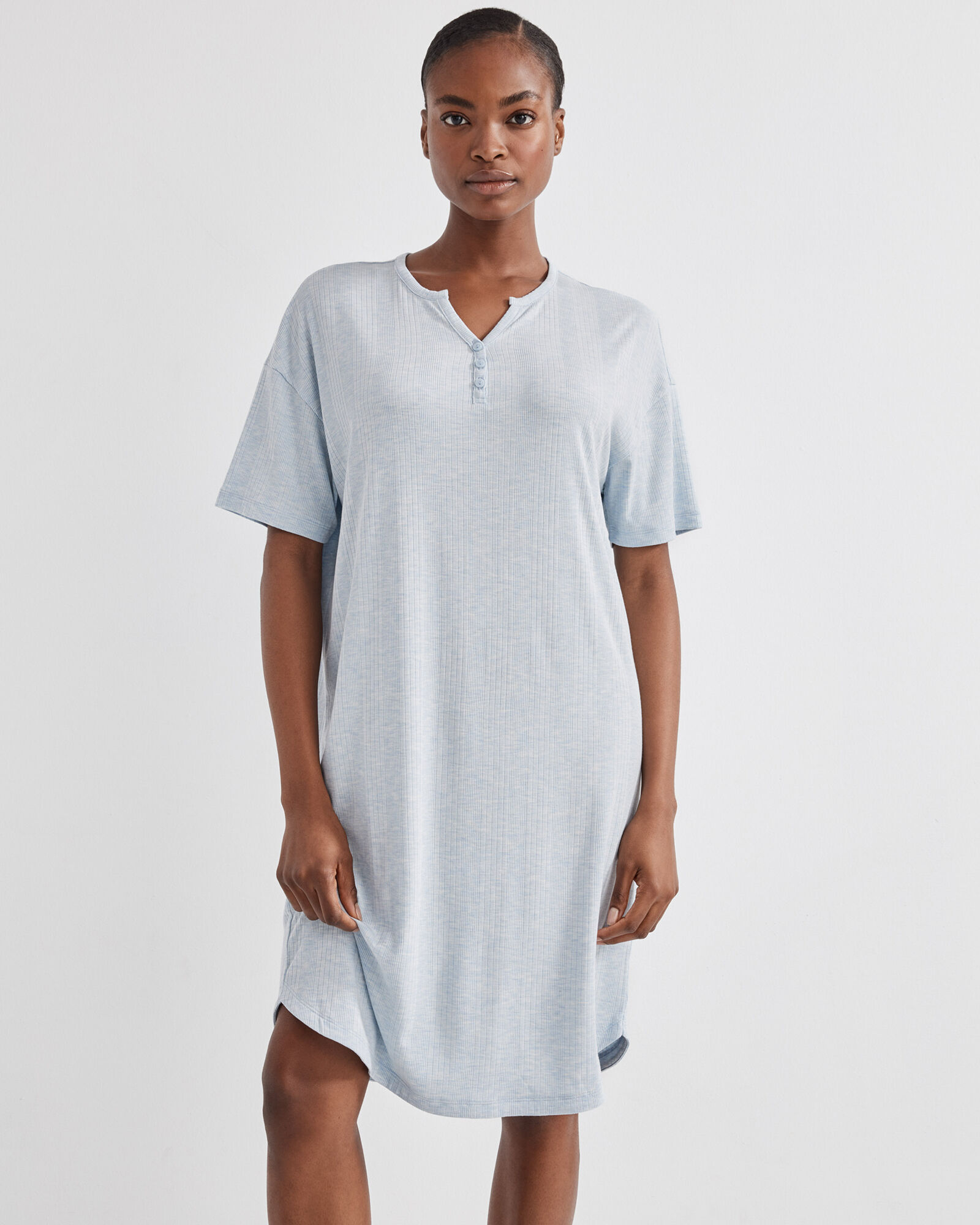 Rib Knit Modal Sleep Dress