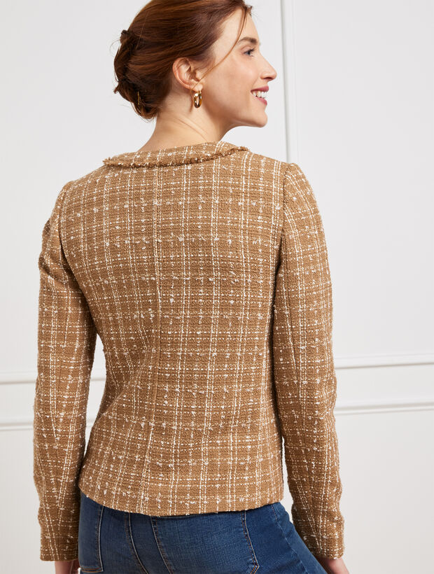 Tweed Fringe Jacket