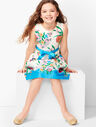 Girls Blossoms Fit &amp; Flare Dress