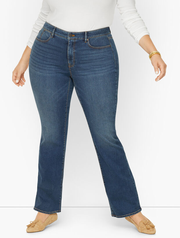 Plus Size Exclusive Barely Boot Jeans - Champlain Wash - Curvy Fit