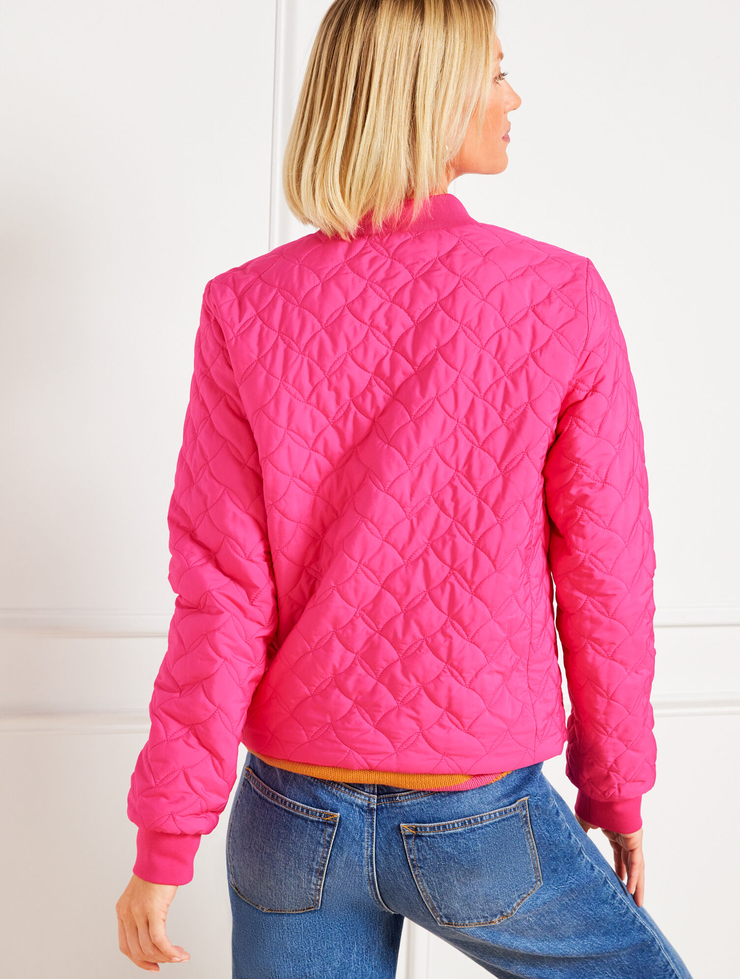 Quilted Bomber Jacket