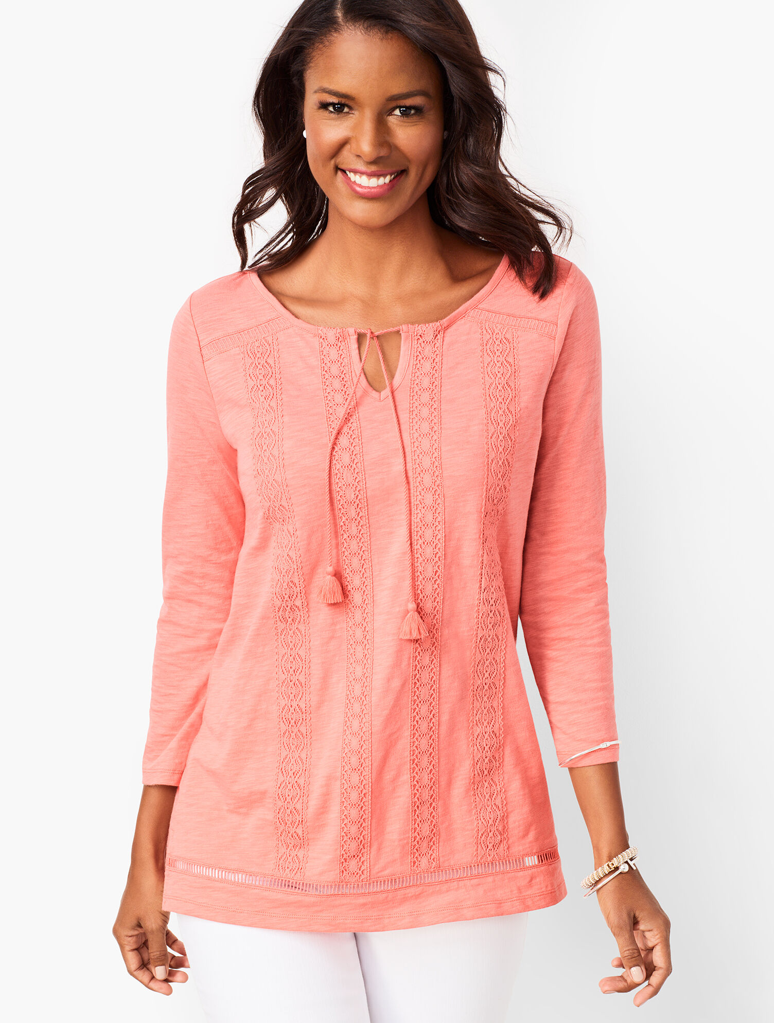 Crochet-Stripe Top