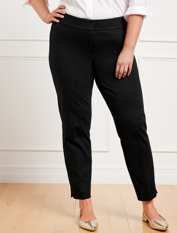 Luxe Ponte Tapered Leg Pants