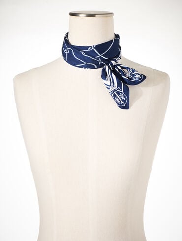 Simple Rope Square Scarf