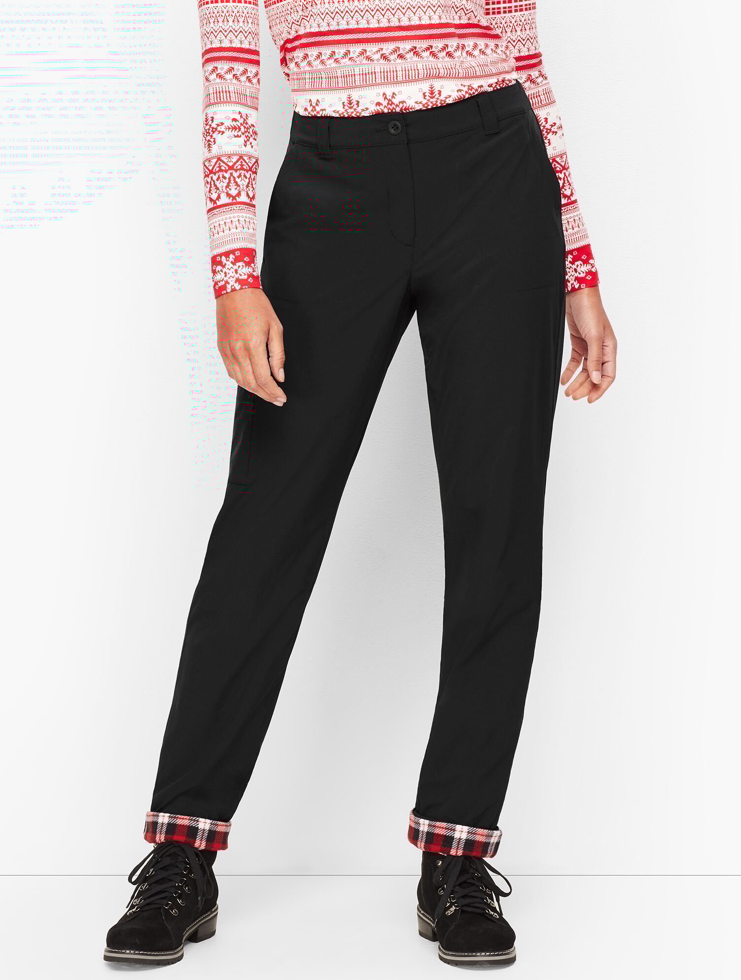 Fleece Lined Pants Talbots