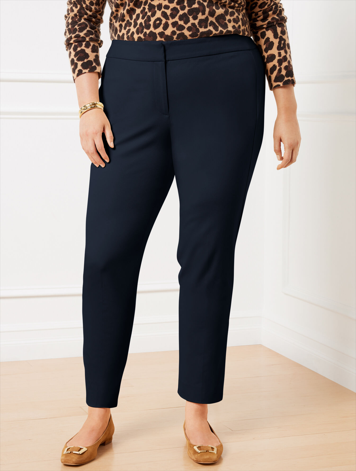 Talbots Chatham Slim Ankle Pants - Curvy Fit | Talbots