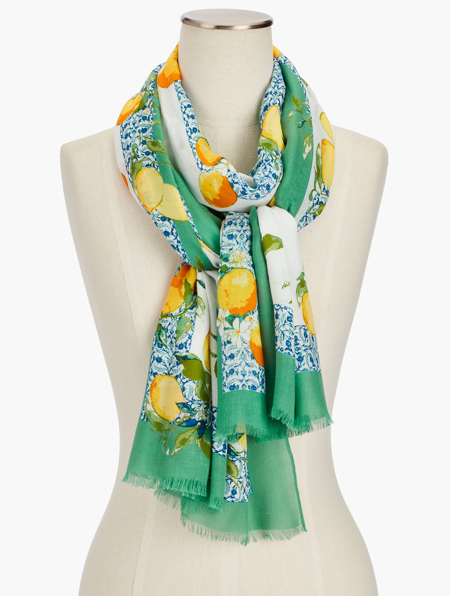 Tossed Lemons Scarf | Talbots