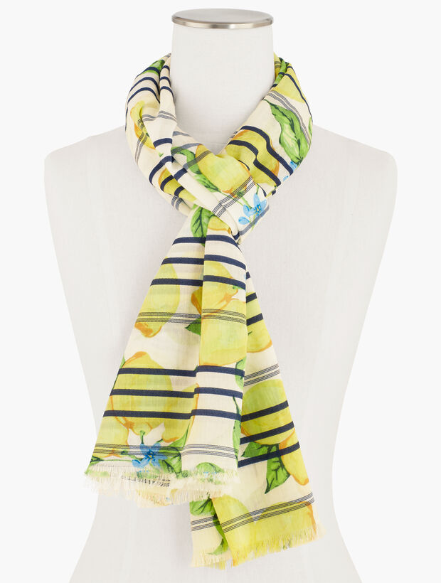 Lemon Blossom Oblong Scarf