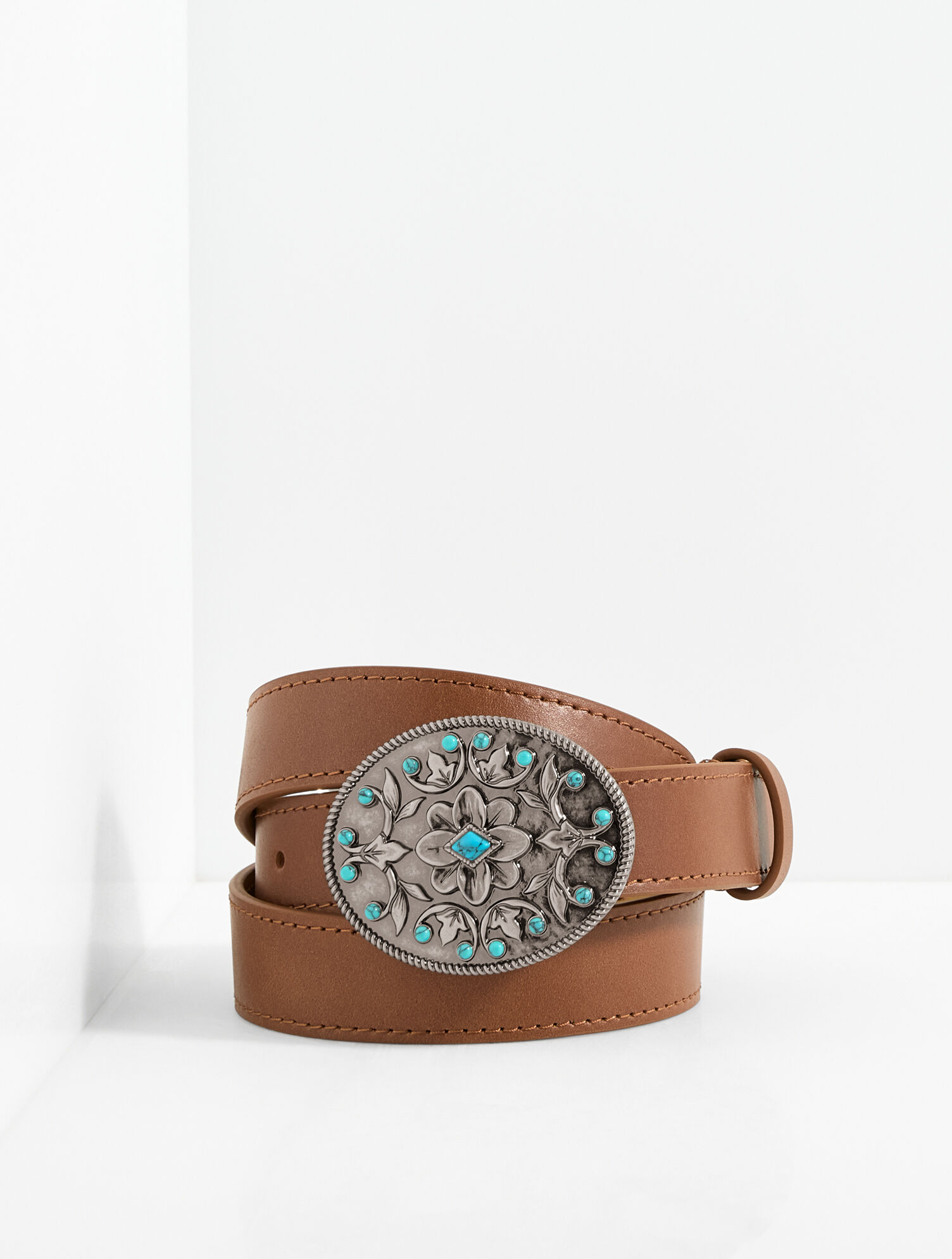 Western Leather Buckle