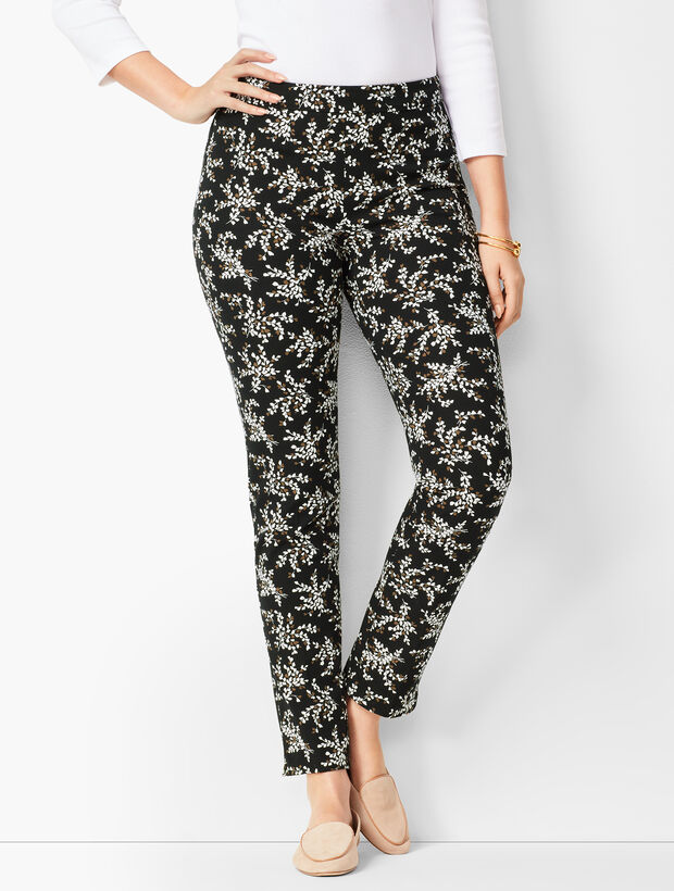 Talbots Chatham Ankle Pants - Curvy Fit - Petal Print