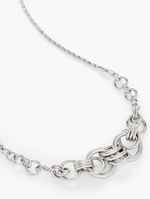 Interlock Sculptural Necklace