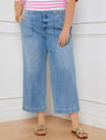 Crop Wide Leg Jeans - Cornelia Wash