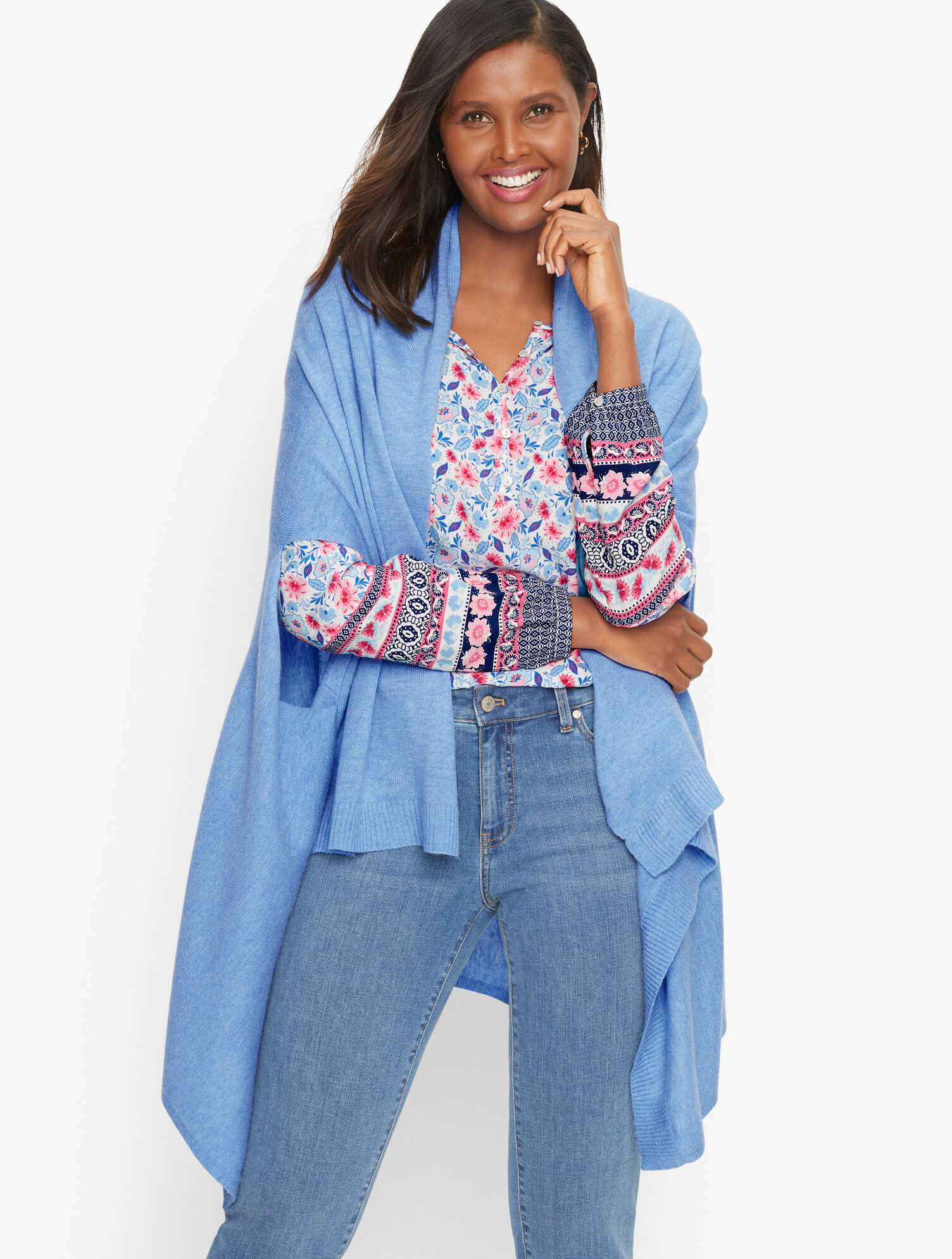 Talbots Ruanas Solid Ruana | Talbots