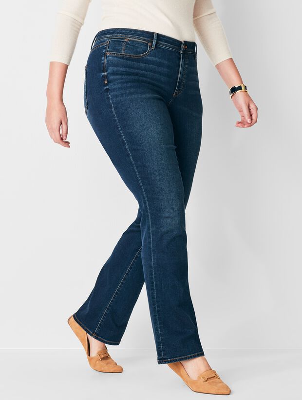 Plus Size High-Waist Barely Boot Jeans - Pioneer Wash