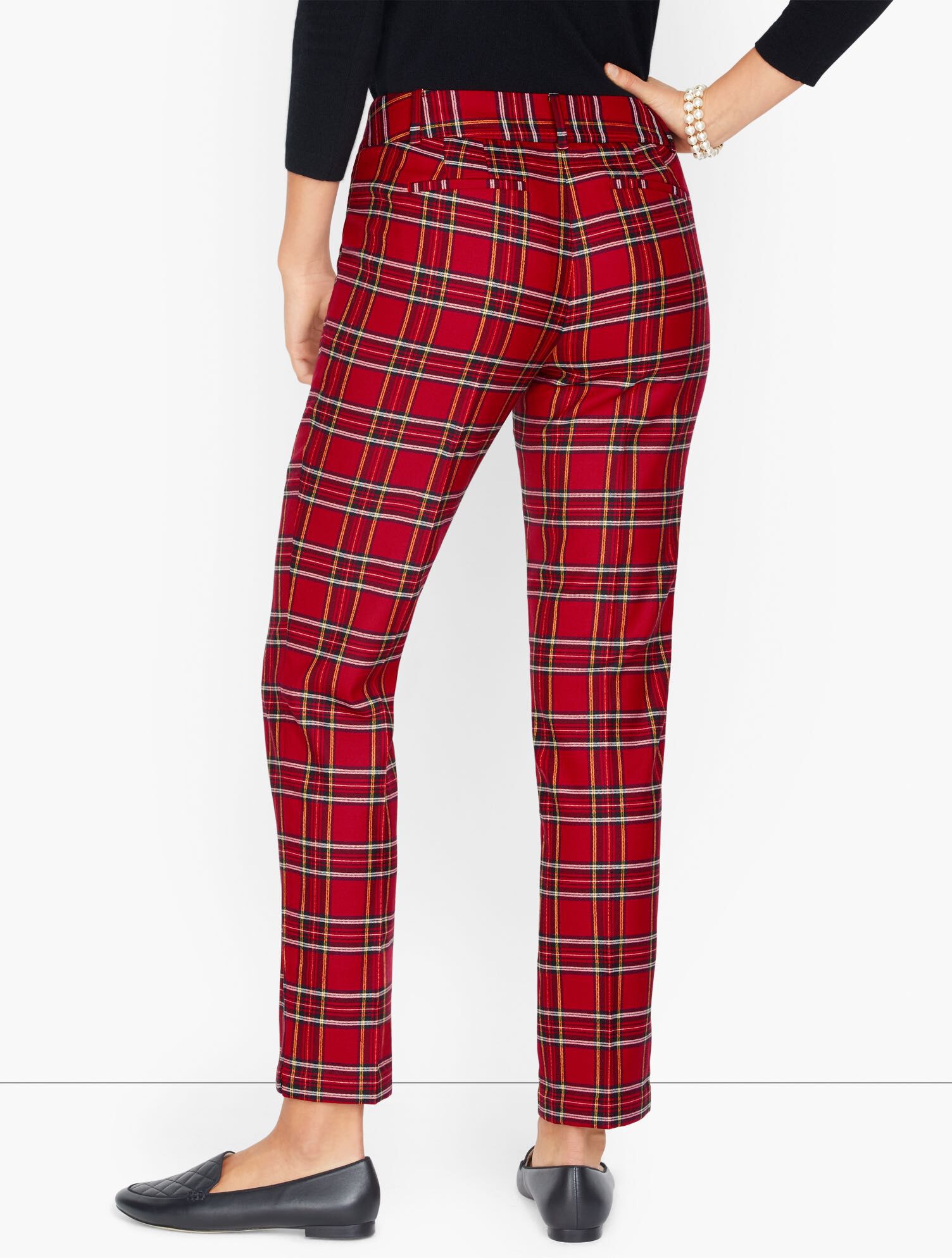 Talbots Hampshire Ankle Pants - Classic Tartan