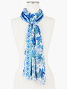 Whimsical Floral Oblong Scarf