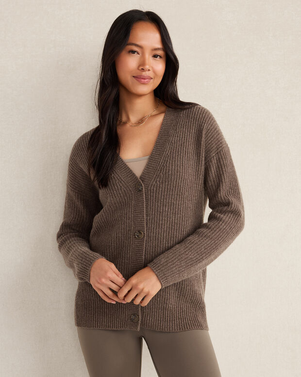 Cashmere Shaker Stitch Cardigan