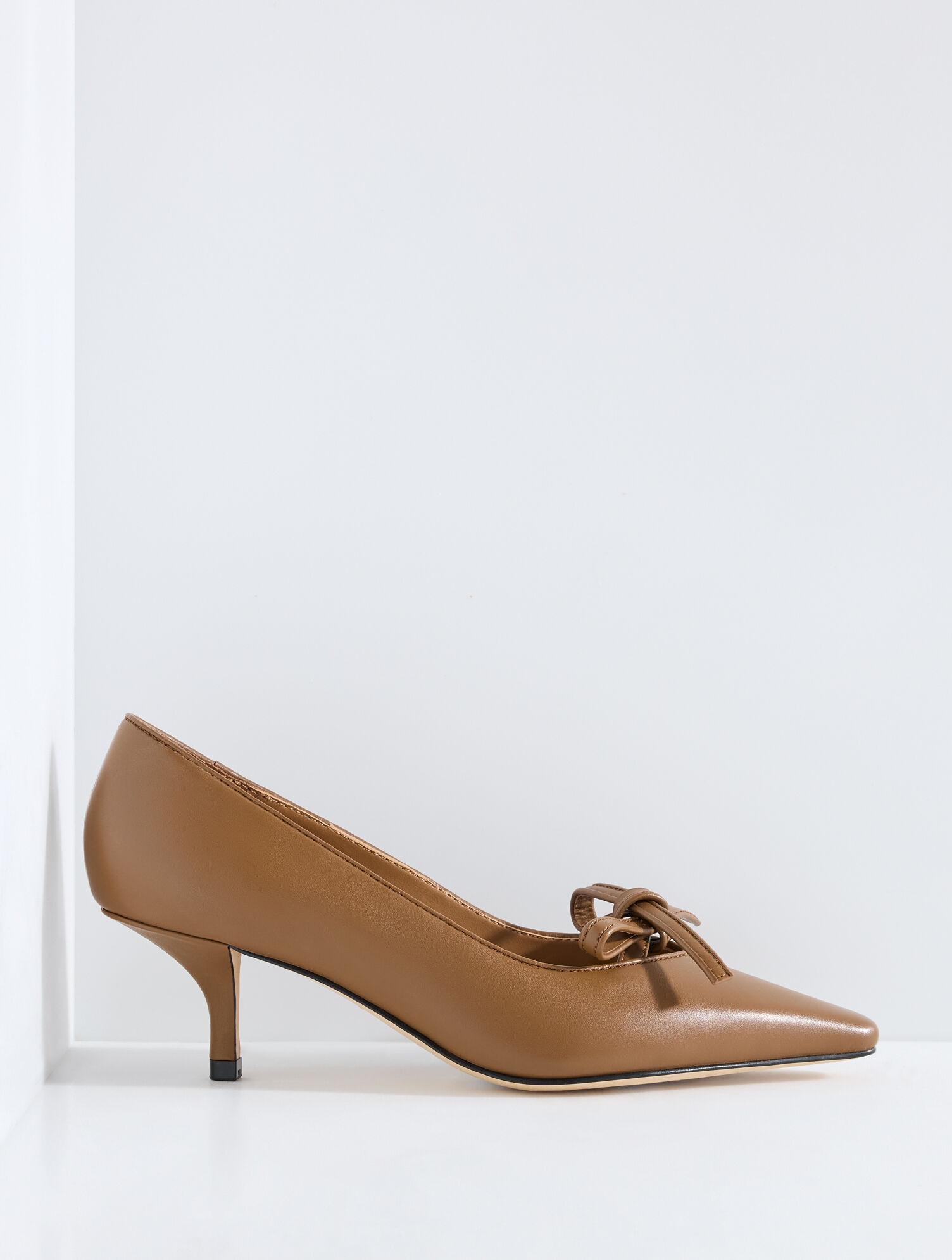 Maren Nappa Kitten Heel Pumps - thumbnail 3