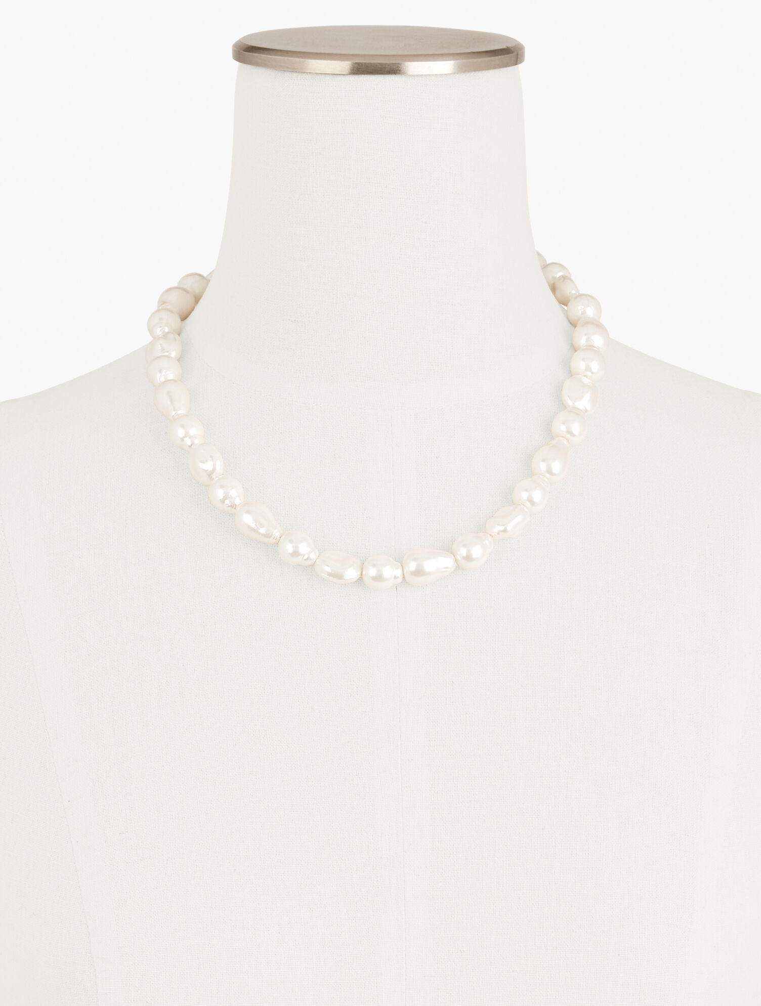BAROQUE PEARL DROP NECKLACE (NGZ-15243)