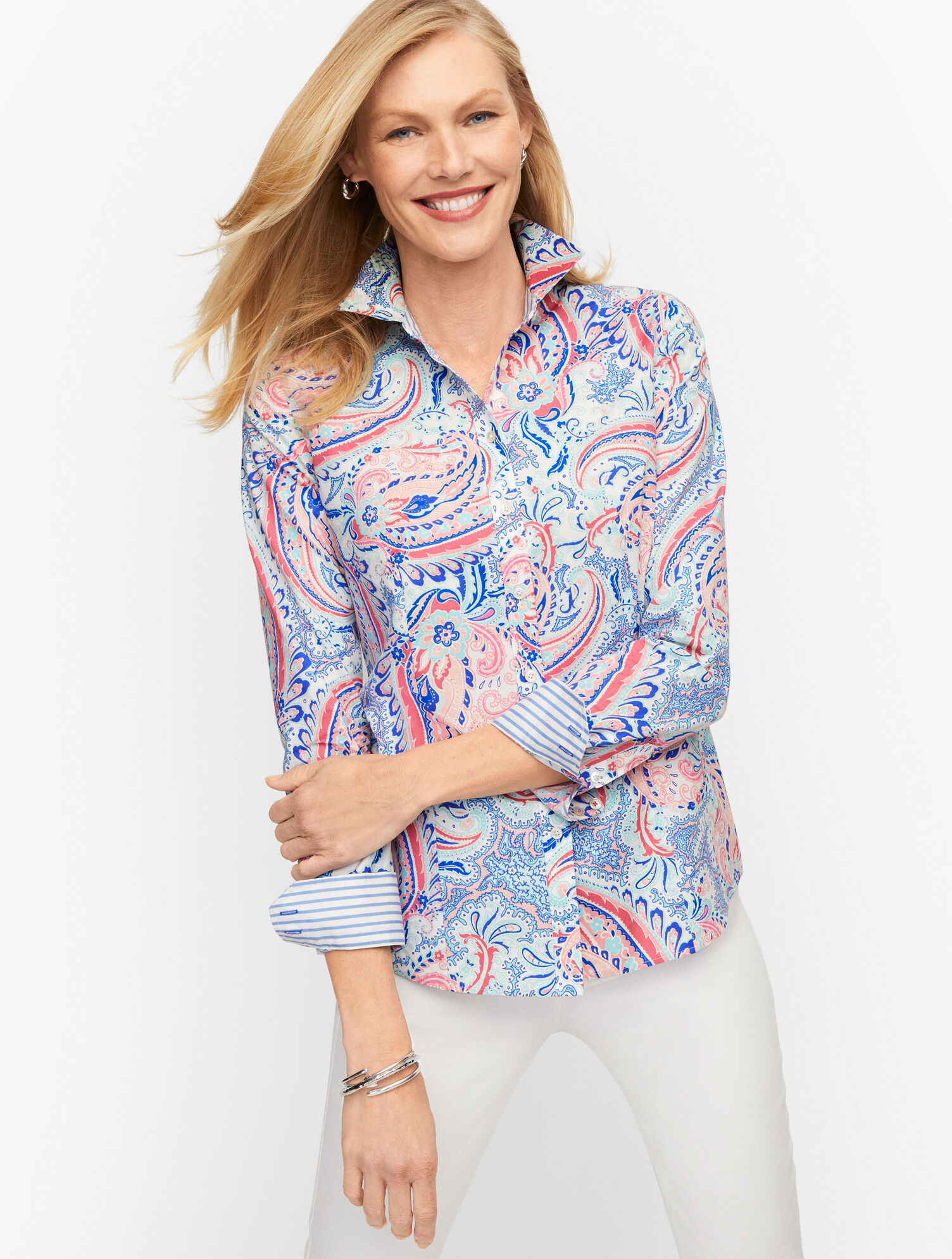 Perfect Shirt - Paisley Pop | Talbots