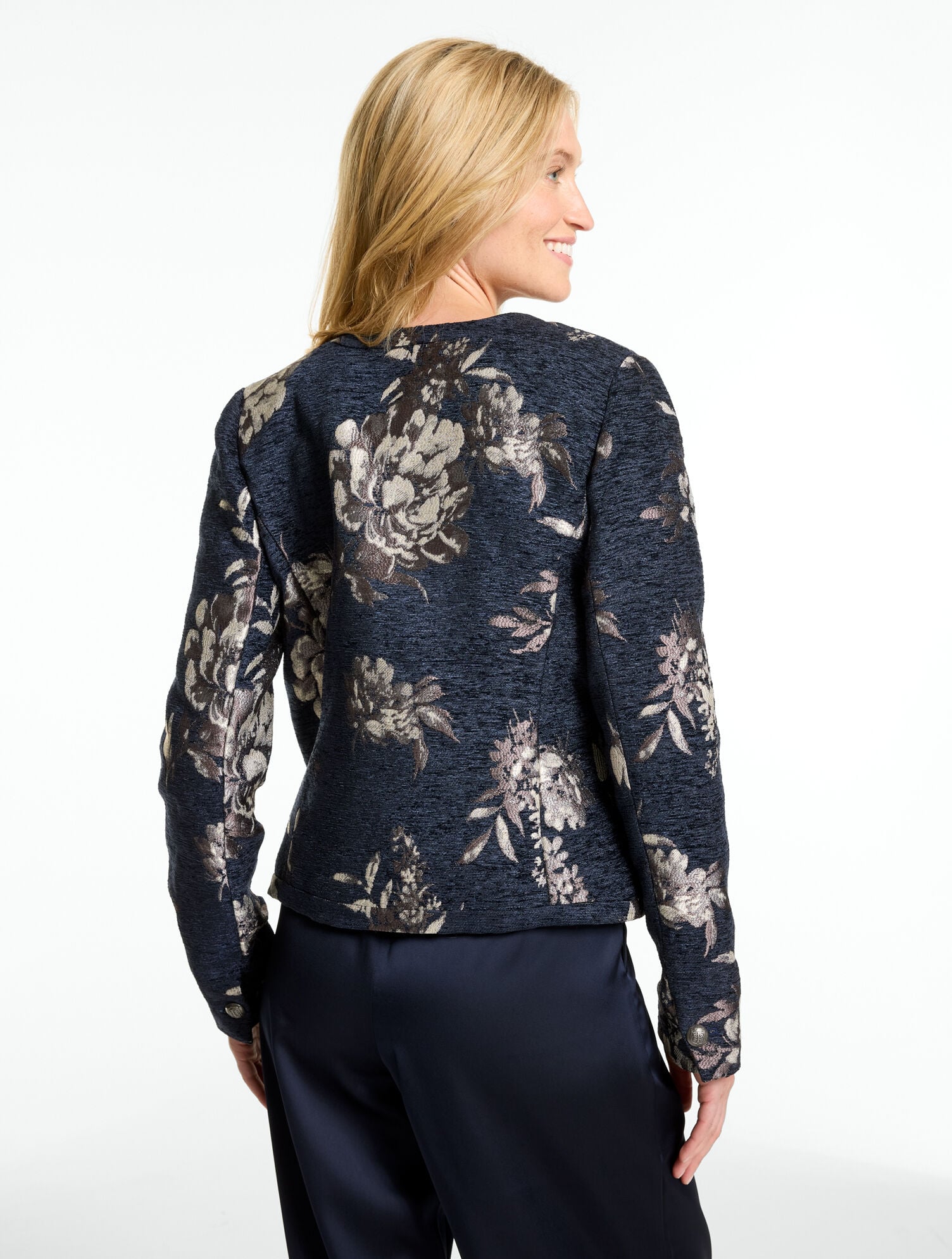 Jacquard Lady Jacket - Moonlit Floral - thumbnail 3