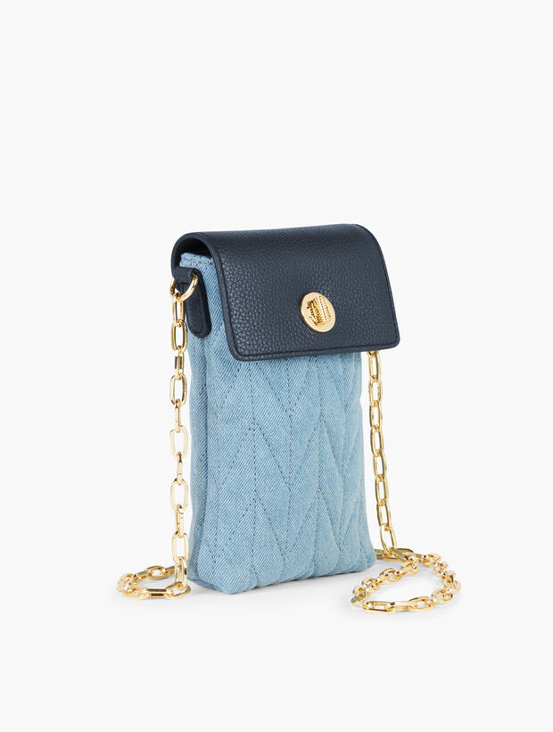 Quilted Denim Micro Bag