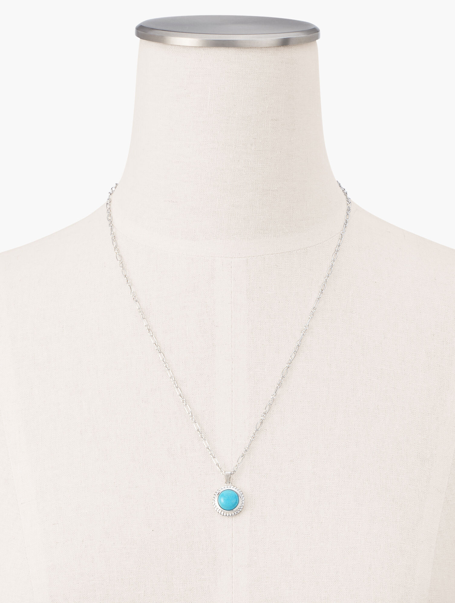 Sterling Silver &amp; Turquoise Pendant