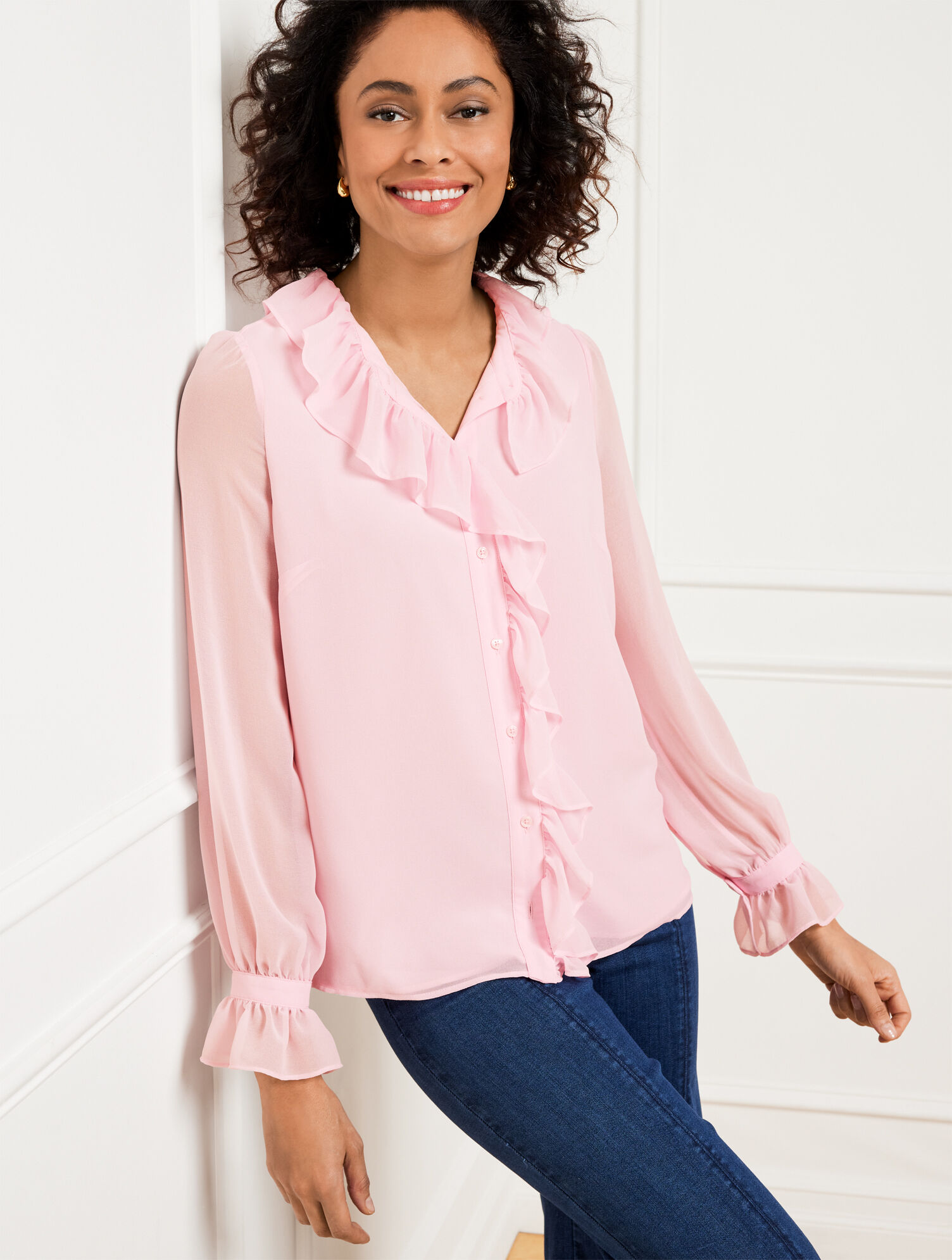 ruffle shirt women