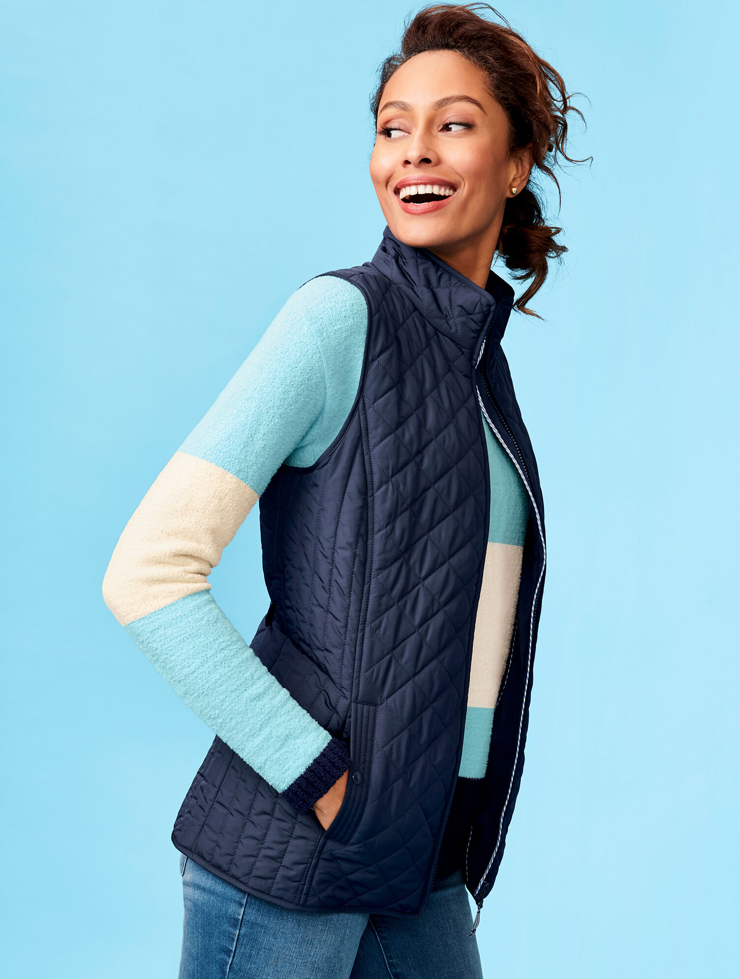 Diamond Quilted Vest