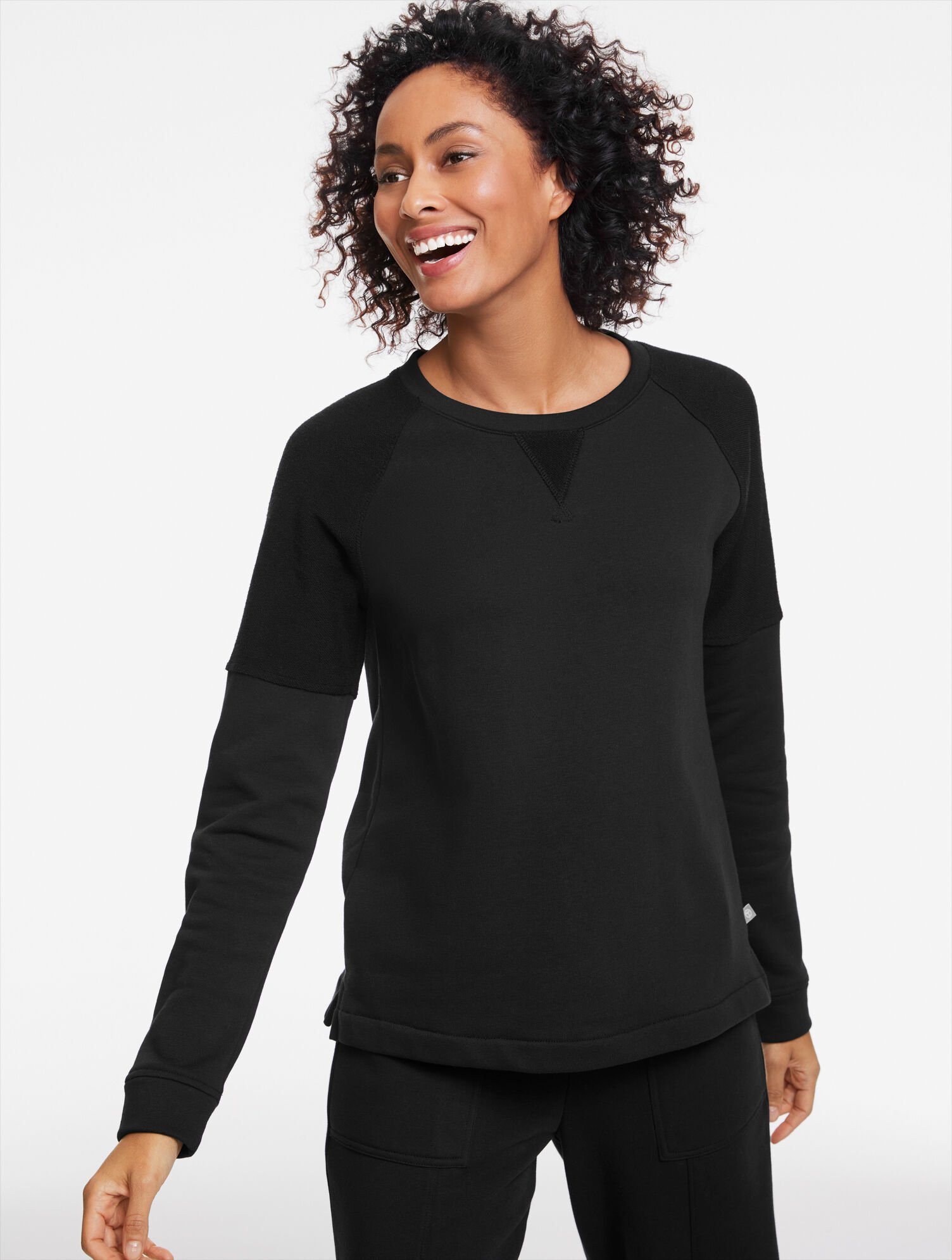 Cozy French Terry Crewneck Pullover