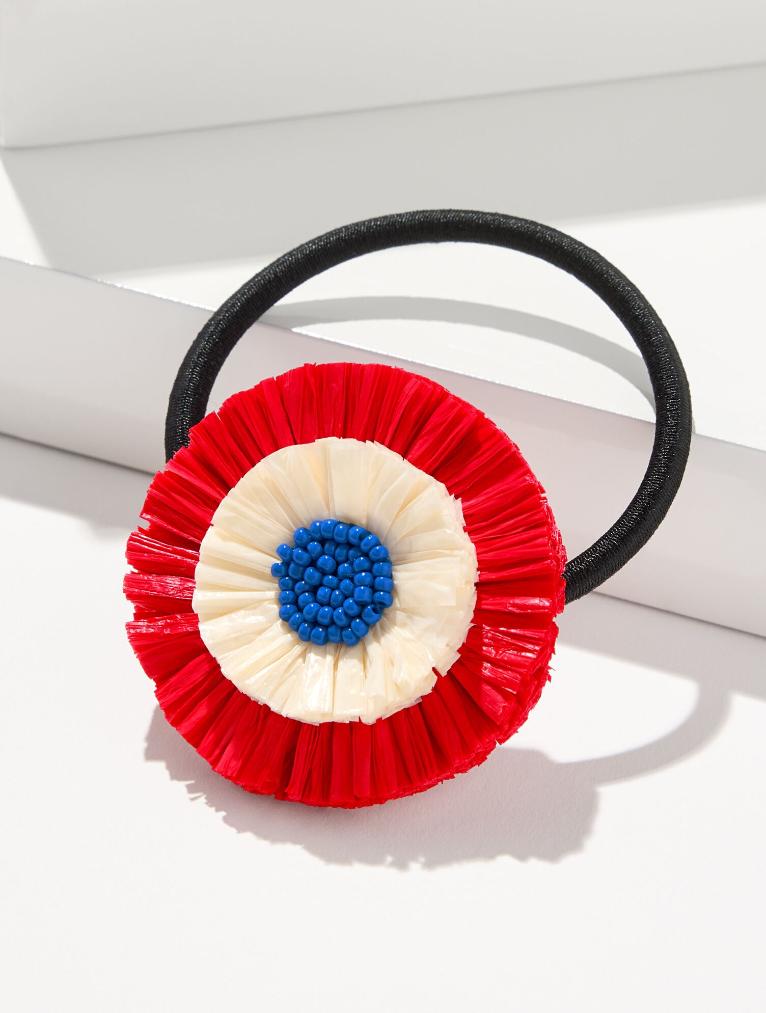 Tricolor Straw Hair Tie
