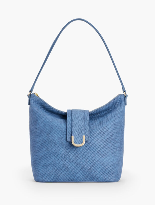 Woven Leather Hobo Bag