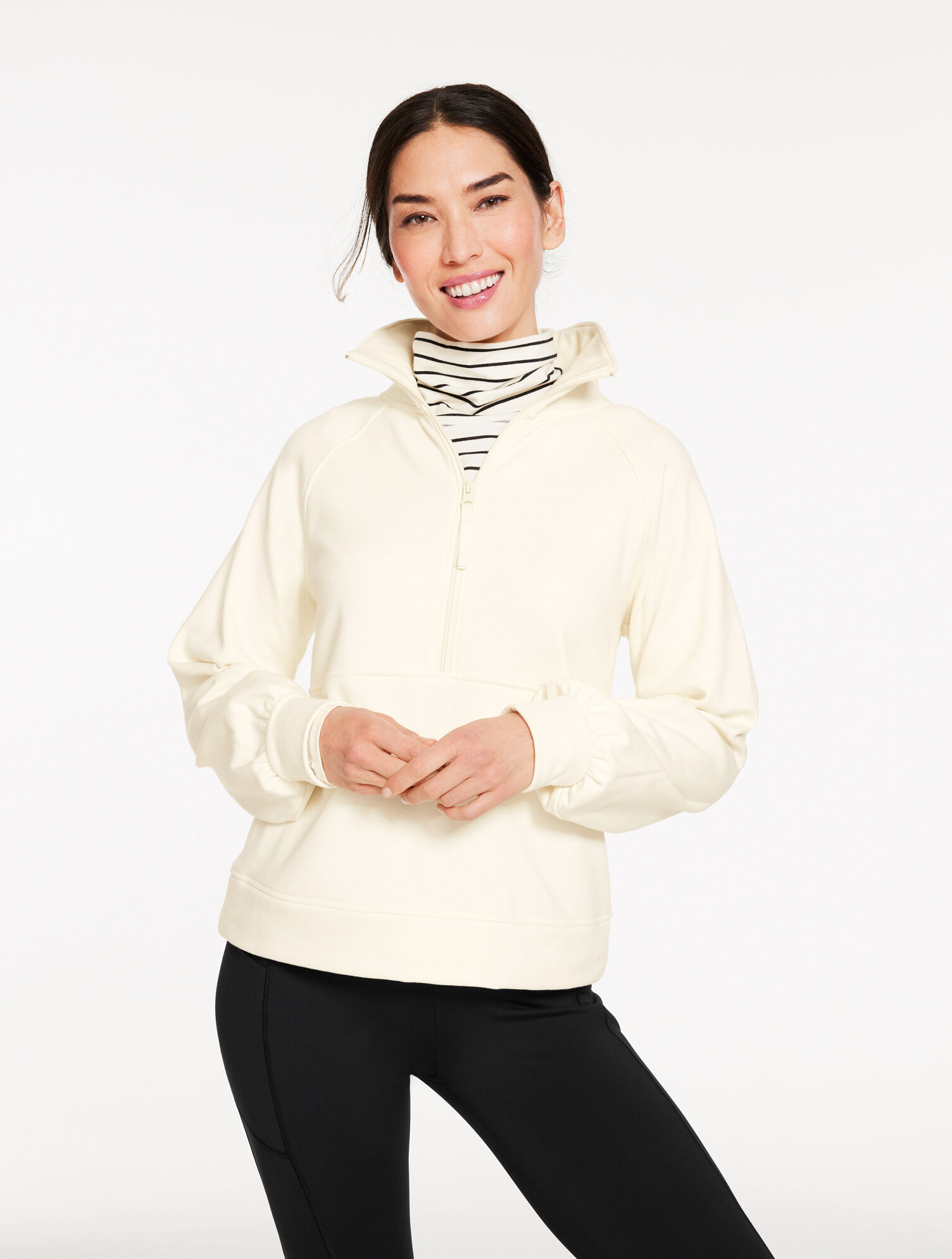 Cozy Cloud Half-Zip Pullover | Talbots
