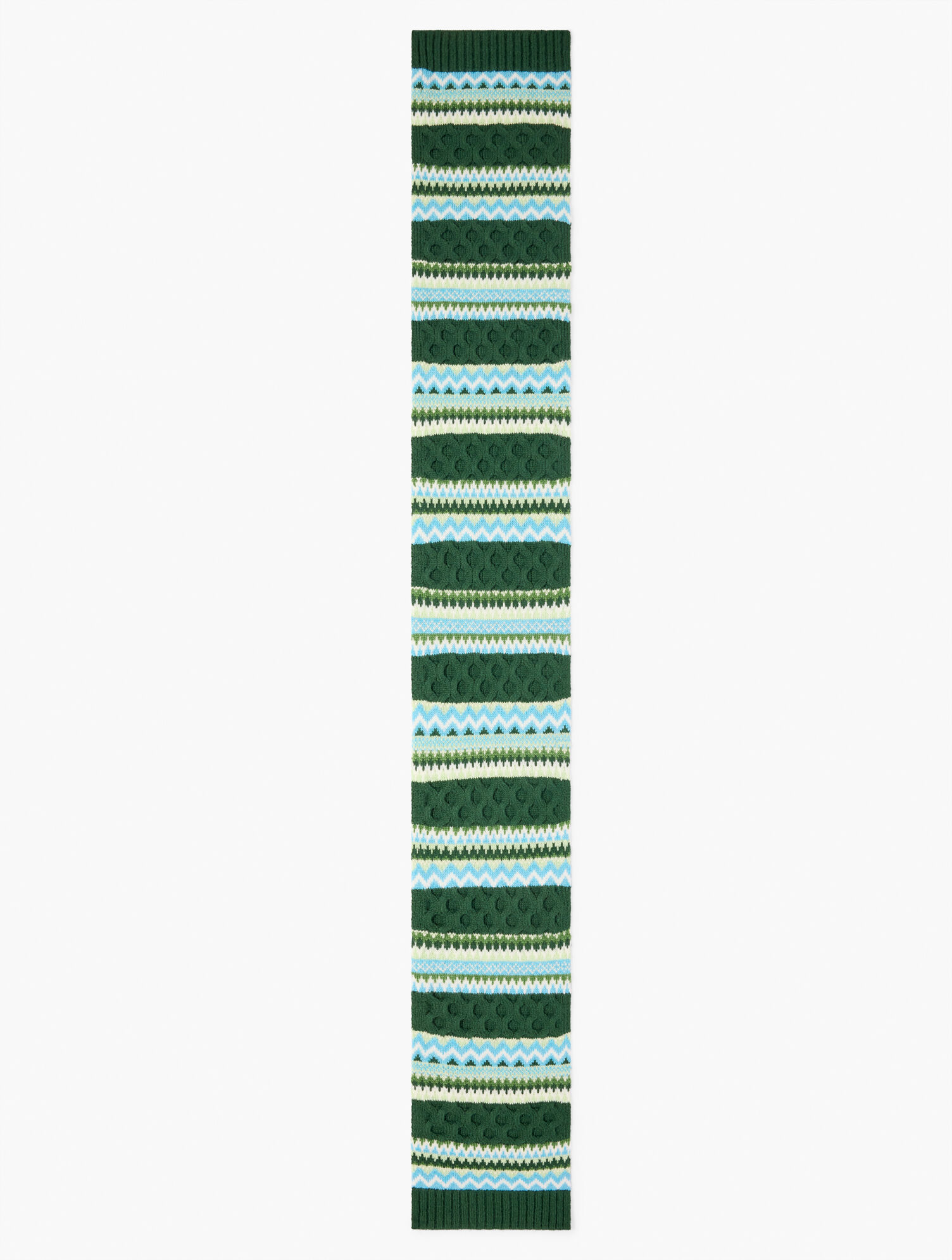 Joyful Fair Isle Scarf