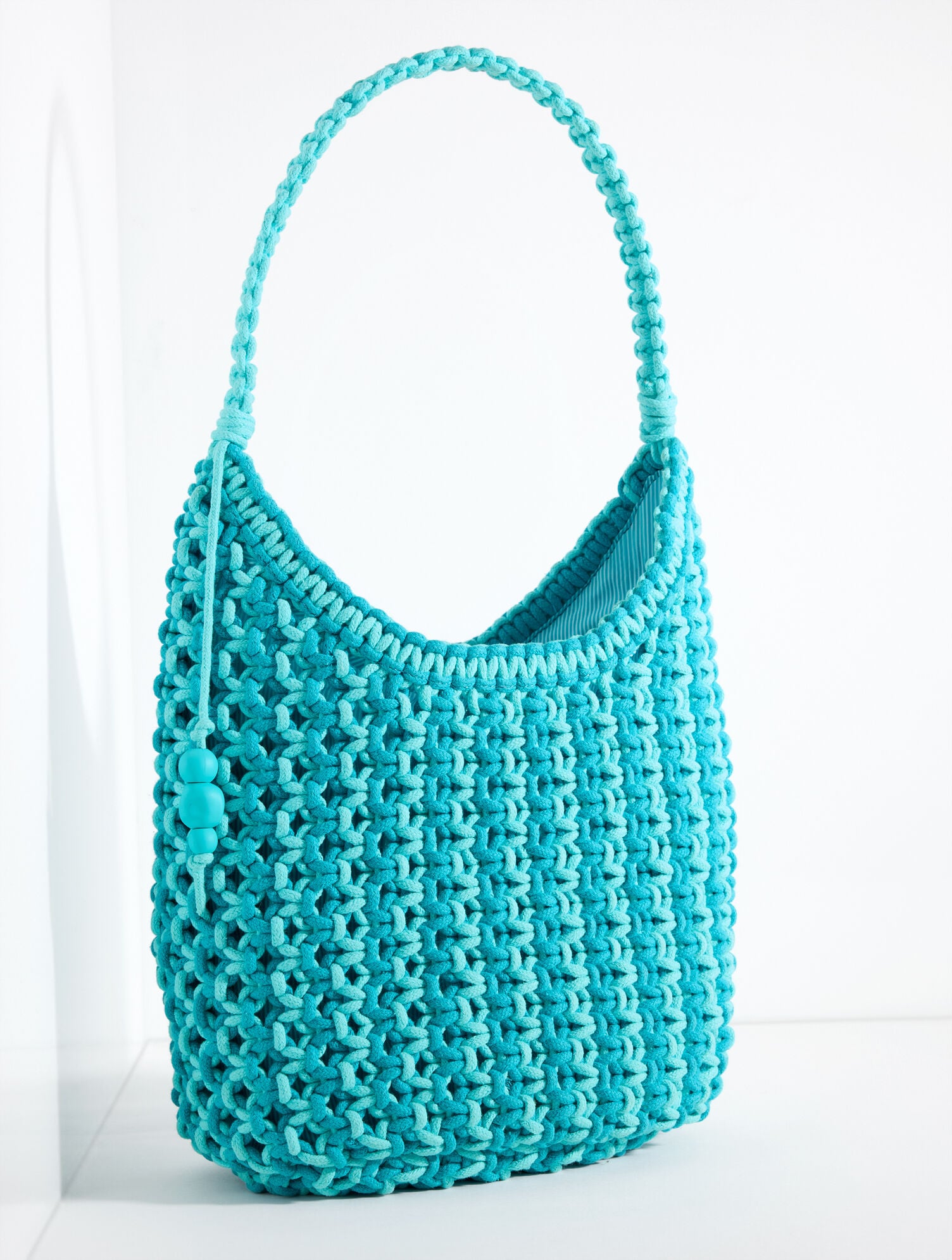 Knotted Cord Hobo Bag - image 2