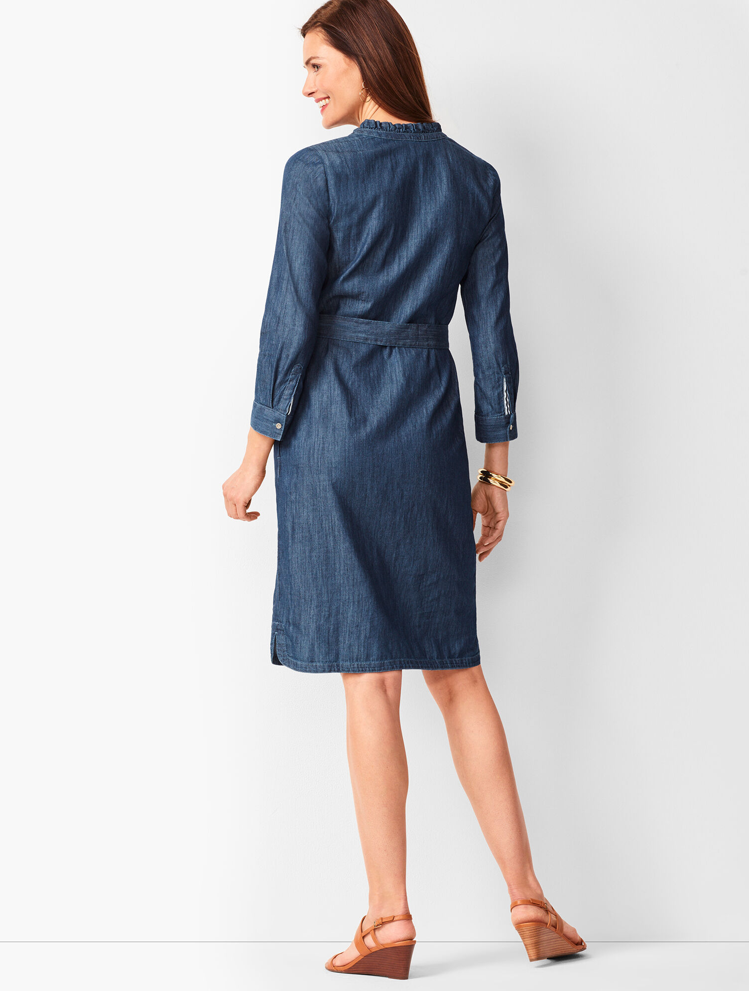 princess polly baby blue dress Denim Shirt Dress