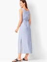 Stripe Linen Maxi Dress 