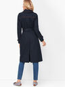 Piped Trench Coat
