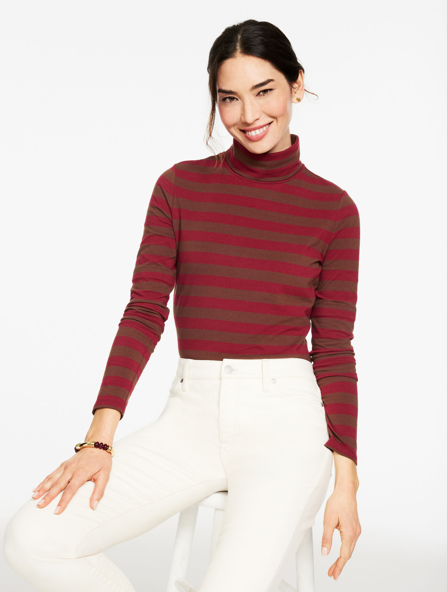 Classic Turtleneck - Barnet Stripe - image 2